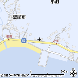 秋田県男鹿市船川港増川小泊82周辺の地図