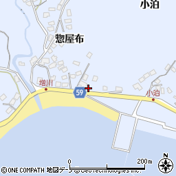 秋田県男鹿市船川港増川小泊104周辺の地図