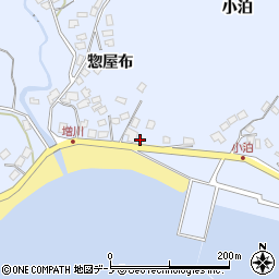 秋田県男鹿市船川港増川小泊104周辺の地図