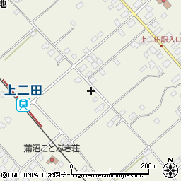 秋田県潟上市天王持谷地41周辺の地図