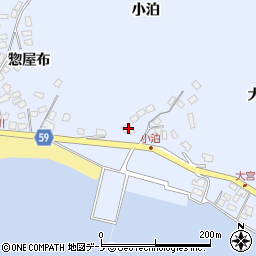 秋田県男鹿市船川港増川小泊85周辺の地図