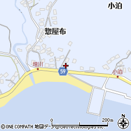 秋田県男鹿市船川港増川小泊105-2周辺の地図