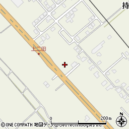 秋田県潟上市天王持谷地124周辺の地図