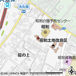 潟上市市民センター昭和館周辺の地図