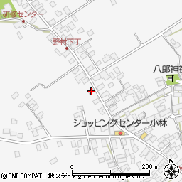 秋田県潟上市昭和大久保北野白洲野上143周辺の地図