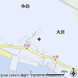 秋田県男鹿市船川港増川小泊27周辺の地図