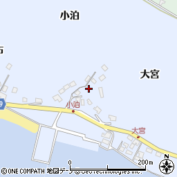 秋田県男鹿市船川港増川小泊58周辺の地図