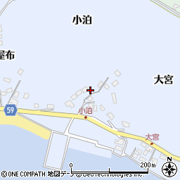 秋田県男鹿市船川港増川小泊89周辺の地図