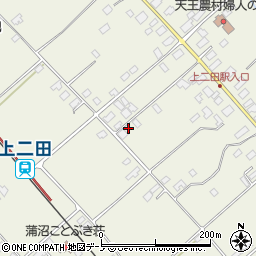 秋田県潟上市天王持谷地43周辺の地図