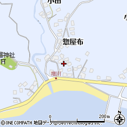 秋田県男鹿市船川港増川惣屋布30周辺の地図