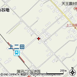 秋田県潟上市天王持谷地46-12周辺の地図