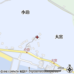 秋田県男鹿市船川港増川小泊21周辺の地図