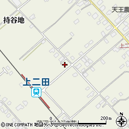 秋田県潟上市天王持谷地49-11周辺の地図