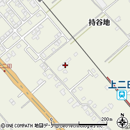 秋田県潟上市天王持谷地65周辺の地図