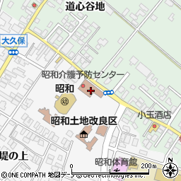 潟上市昭和出張所周辺の地図