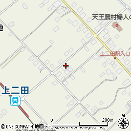 秋田県潟上市天王持谷地47-6周辺の地図