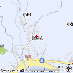 秋田県男鹿市船川港増川惣屋布16周辺の地図