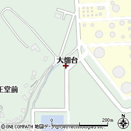 秋田県男鹿市船川港南平沢大畑台周辺の地図
