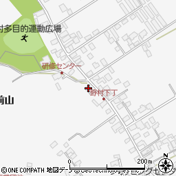 秋田県潟上市昭和大久保北野白洲野上25周辺の地図