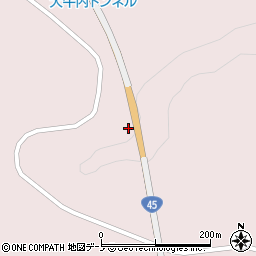 岩手県下閉伊郡岩泉町小本大牛内430周辺の地図