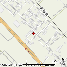 秋田県潟上市天王持谷地117-26周辺の地図