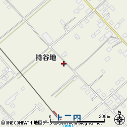 秋田県潟上市天王持谷地64周辺の地図