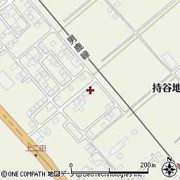 秋田県潟上市天王持谷地82-10周辺の地図