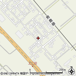 秋田県潟上市天王持谷地86-31周辺の地図