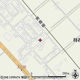 秋田県潟上市天王持谷地82-25周辺の地図