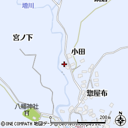 秋田県男鹿市船川港増川小田13周辺の地図