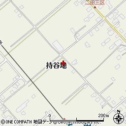 秋田県潟上市天王持谷地68周辺の地図