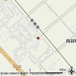 秋田県潟上市天王持谷地82-27周辺の地図