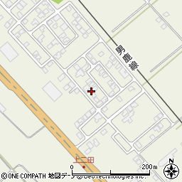 秋田県潟上市天王持谷地86-34周辺の地図