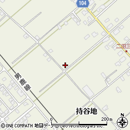 秋田県潟上市天王持谷地85周辺の地図
