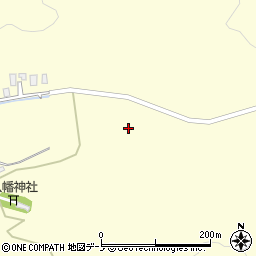秋田県潟上市昭和豊川山田坂の下周辺の地図