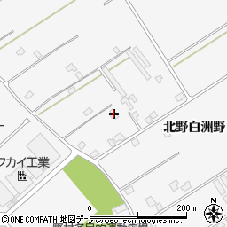 秋田県潟上市昭和大久保北野白洲野87周辺の地図