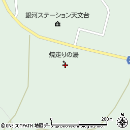 岩手山焼走り国際交流村周辺の地図