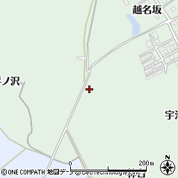 秋田県男鹿市船川港南平沢林台周辺の地図