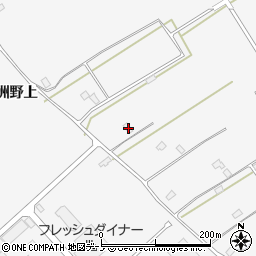秋田県潟上市昭和大久保北野白洲野137-1周辺の地図
