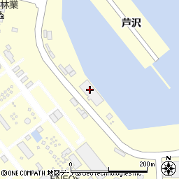 秋田県漁業協同組合　船川総括支所周辺の地図