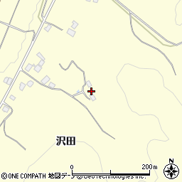 岩手県盛岡市芋田沢田34周辺の地図