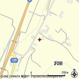 岩手県盛岡市芋田沢田12周辺の地図