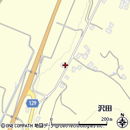 岩手県盛岡市芋田沢田61周辺の地図
