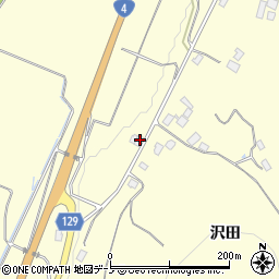 岩手県盛岡市芋田沢田61-2周辺の地図