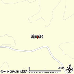岩手県盛岡市玉山馬場滝の沢周辺の地図