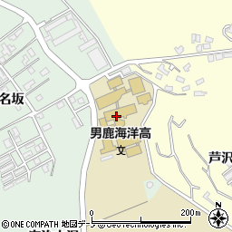 秋田県男鹿市船川港南平沢上大畑台20周辺の地図