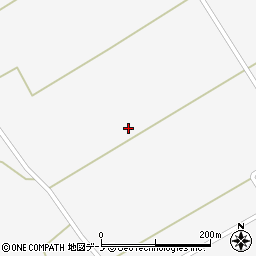 秋田県潟上市昭和大久保北野白洲野229周辺の地図