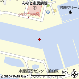 船川港周辺の地図