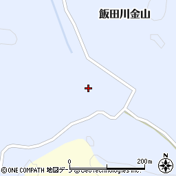 秋田県潟上市飯田川金山家ノ前83周辺の地図