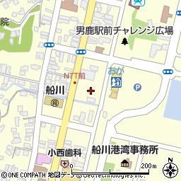 秋田県男鹿市船川港船川新浜町60周辺の地図